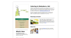 Desktop Screenshot of lettuceeatcatering.com